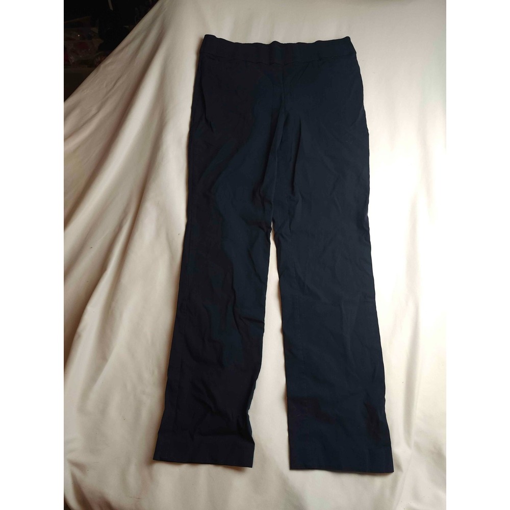 Kim Rogers Dress Pants Womens 12 Black Minimalist Corporate Chic Smart Casual